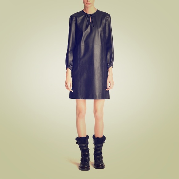 Coach Dresses & Skirts - Coach Leather Dress